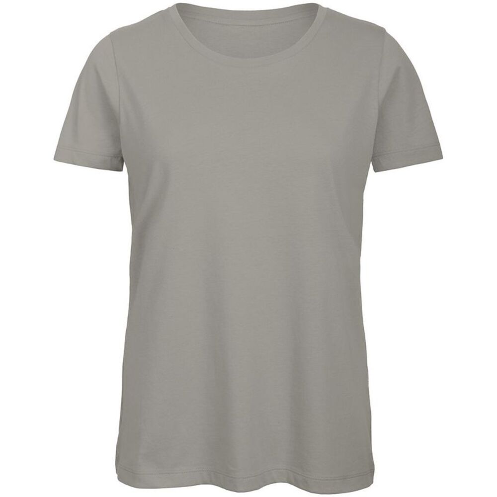 B&C Womens/Ladies T-Shirt / Light Grey